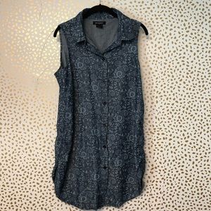 Project denim style paisley dress